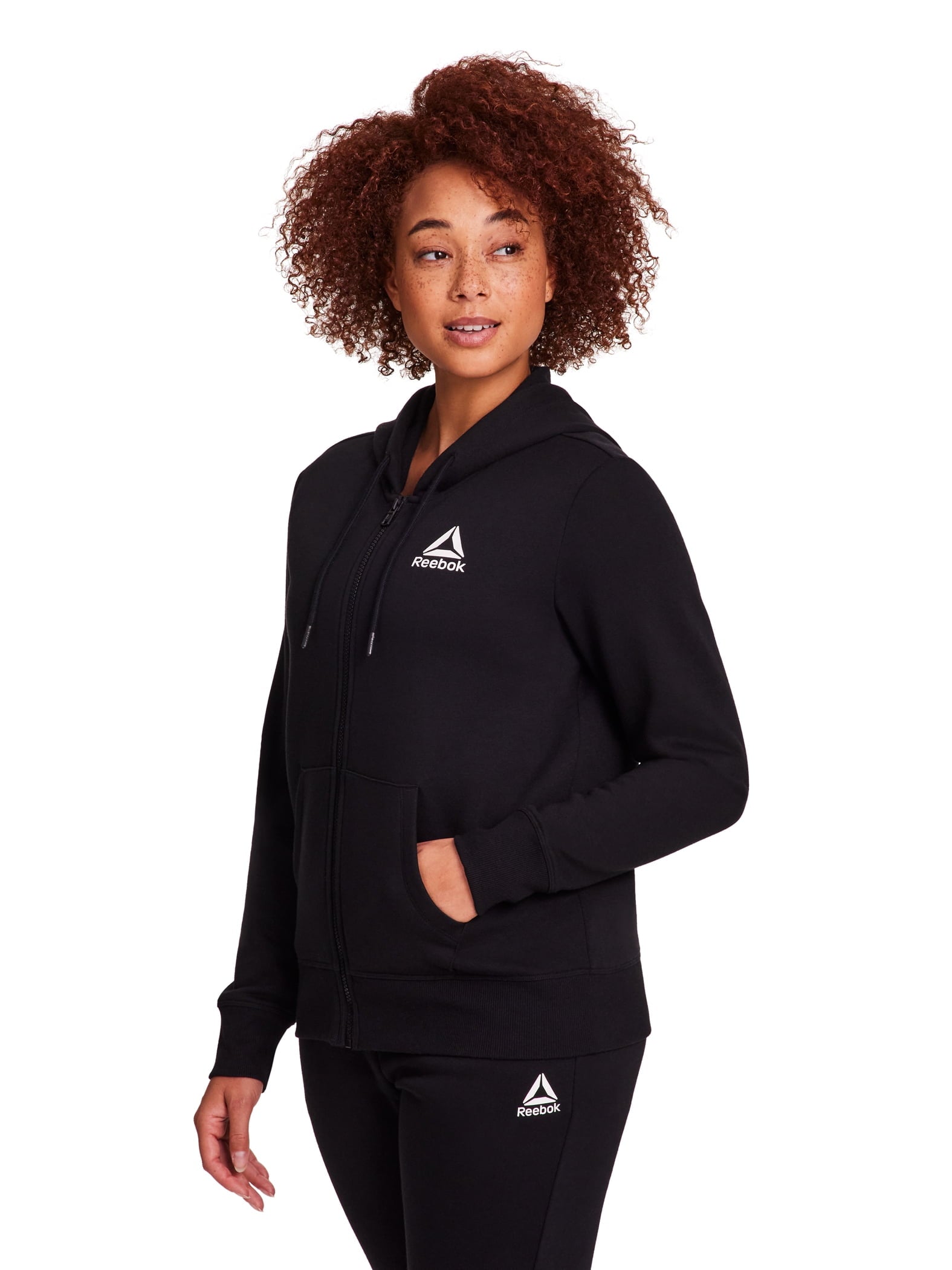 Reebok Women's and Women's Plus Day to Day Zip Up Hoodie, Sizes XS-4X