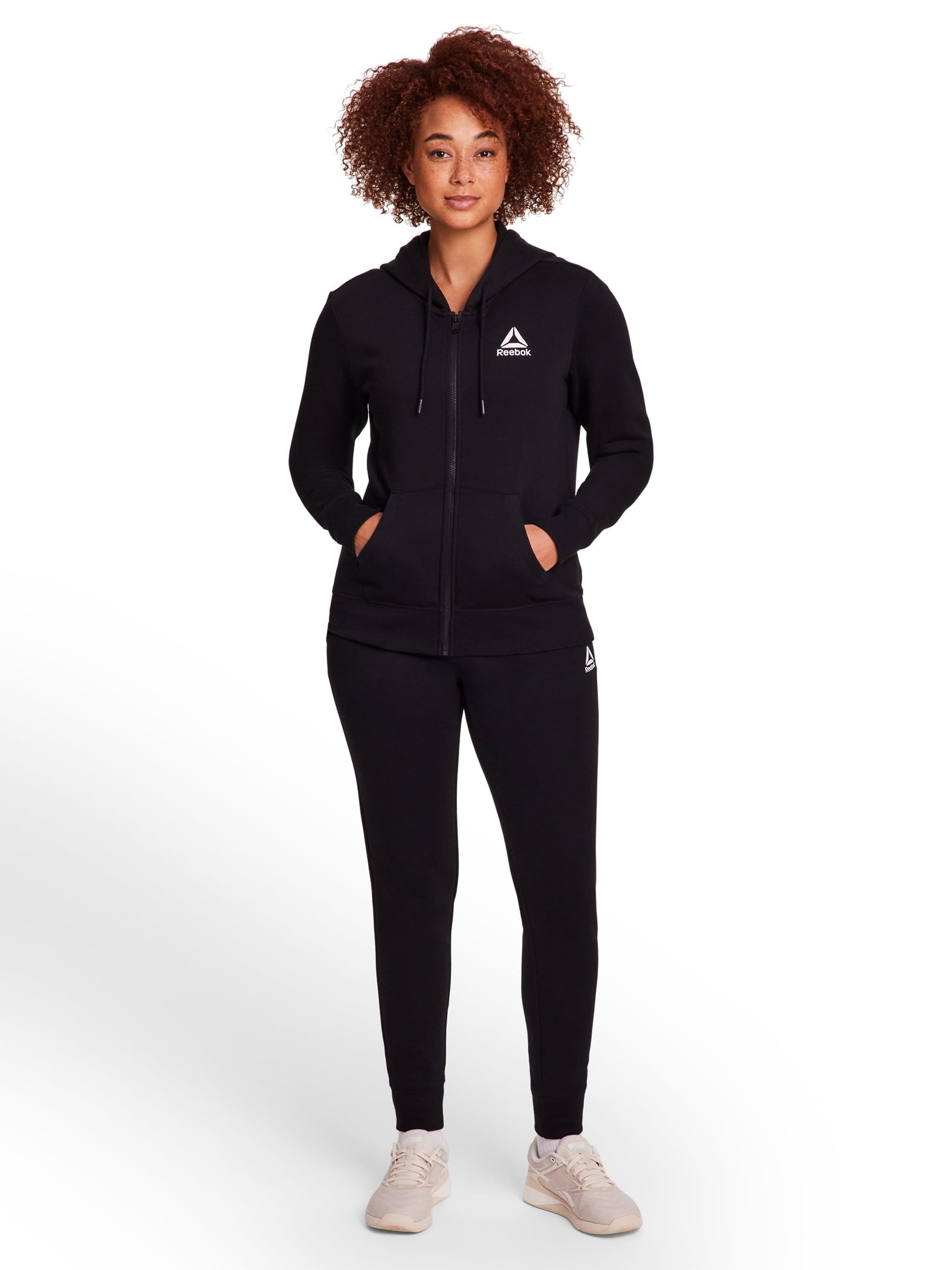 Reebok Women's and Women's Plus Day to Day Zip Up Hoodie, Sizes XS-4X