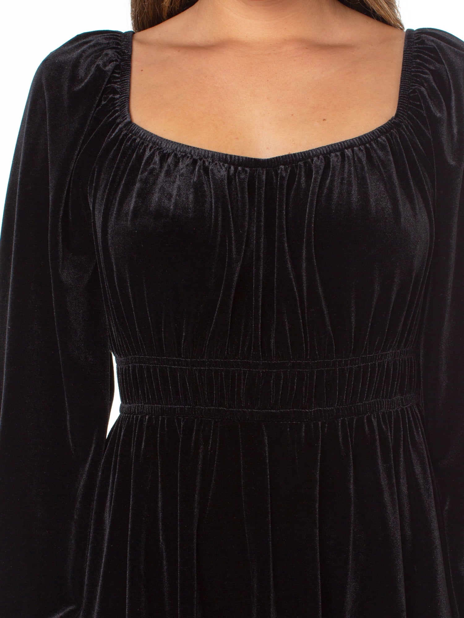 Celebrity Pink Women's Sweetheart Velvet Dress, Sizes XS-XXXL