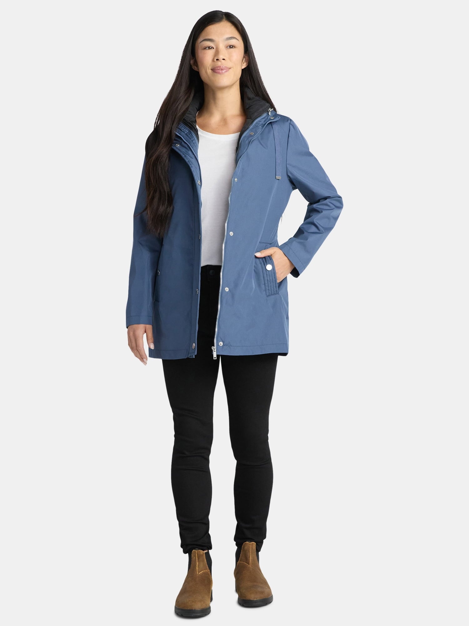 Big Chill Women's and Women's Plus 3 in 1 Systems Jacket with Hood, Sizes S-3X