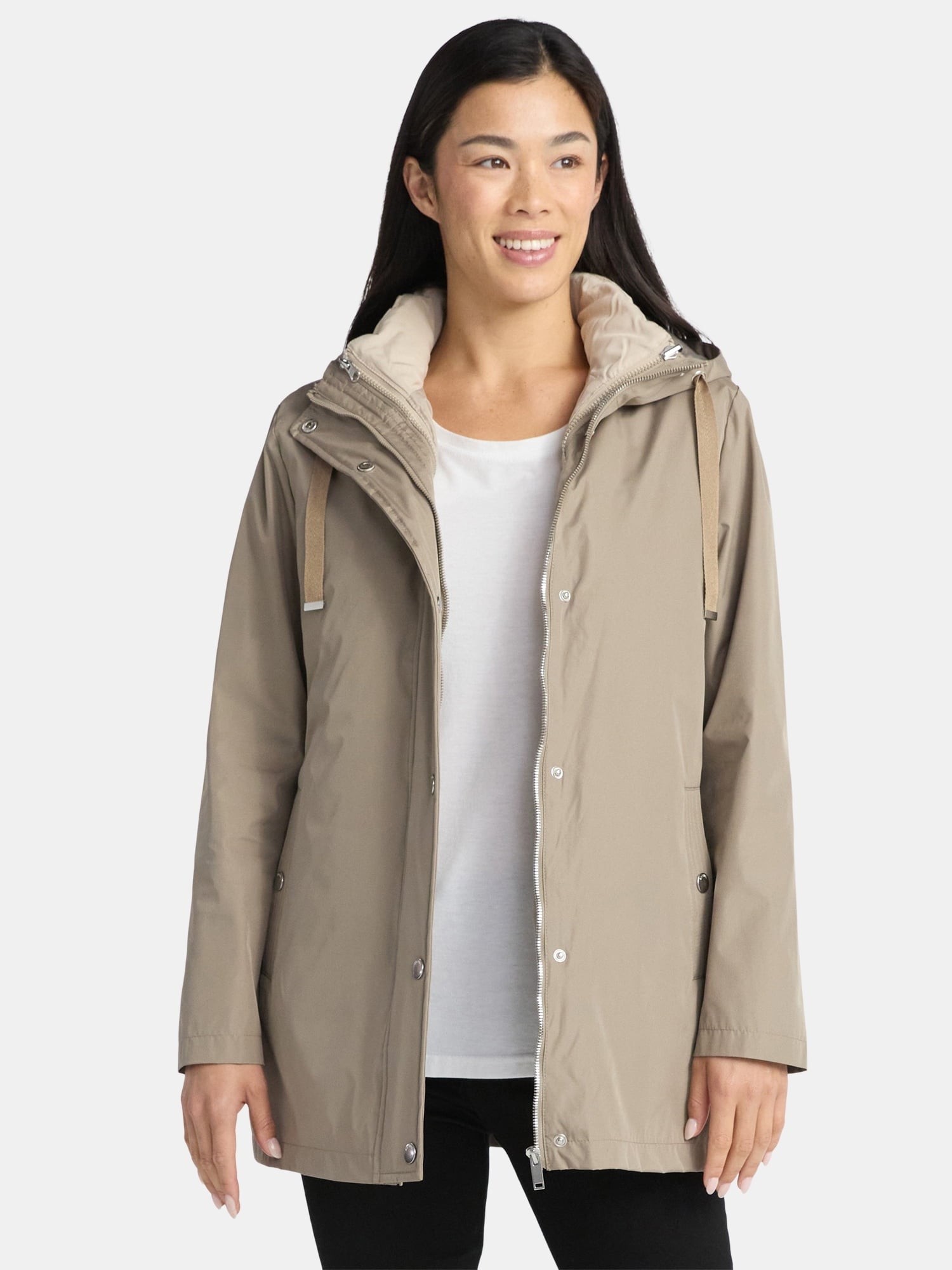 Big Chill Women's and Women's Plus 3 in 1 Systems Jacket with Hood, Sizes S-3X