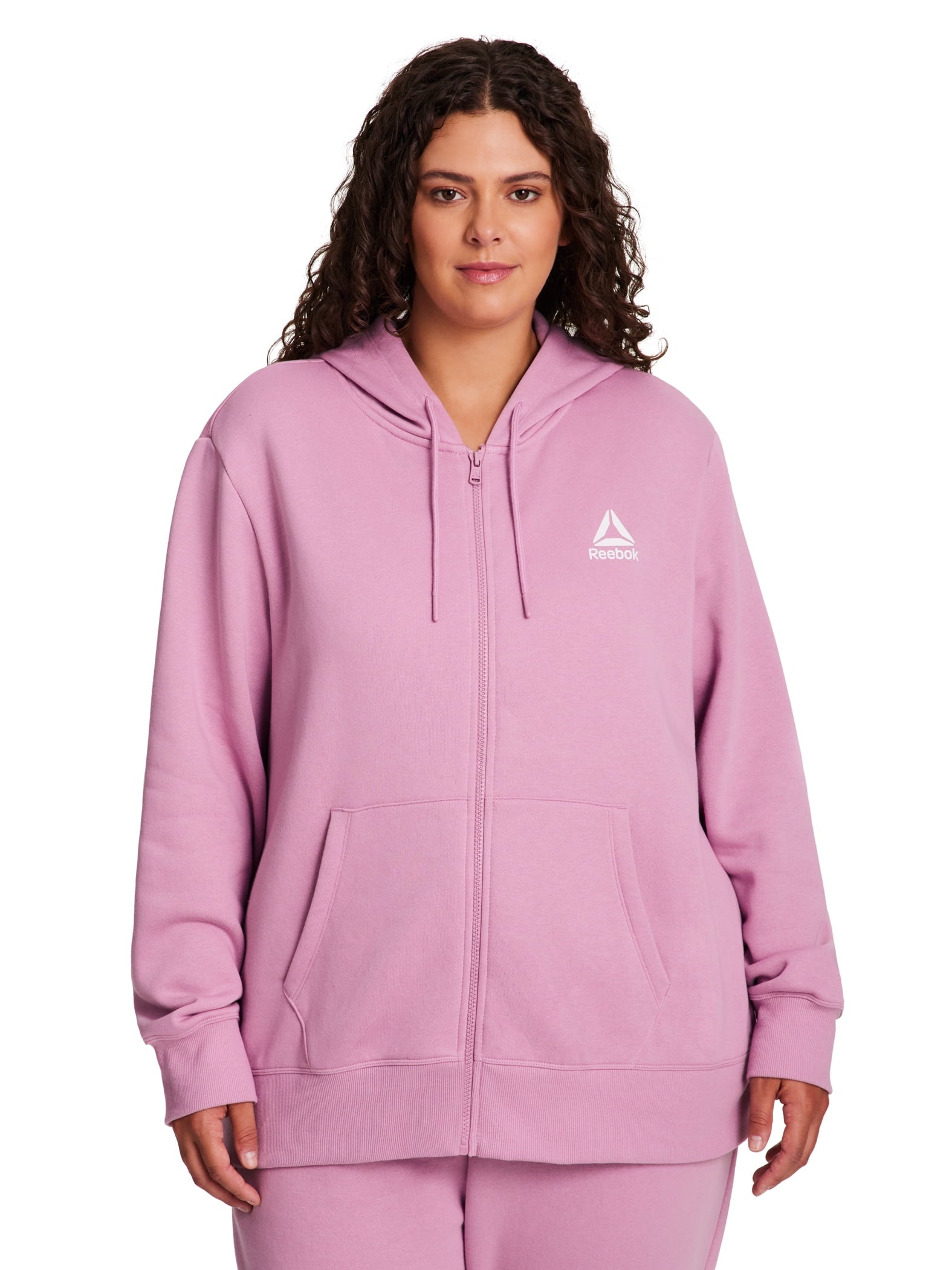 Reebok Women's and Women's Plus Day to Day Zip Up Hoodie, Sizes XS-4X