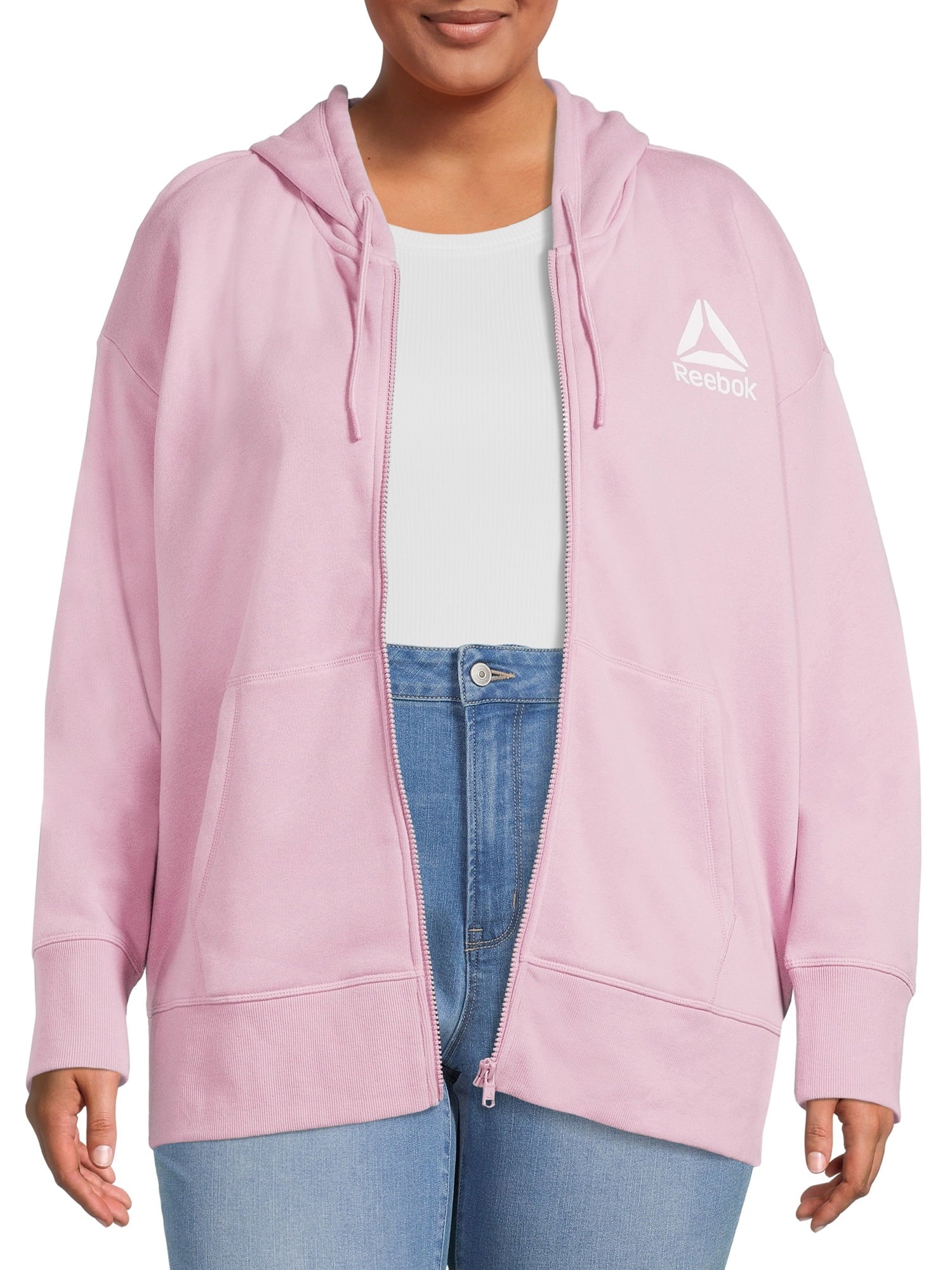 Reebok Women's and Women's Plus Day to Day Zip Up Hoodie, Sizes XS-4X