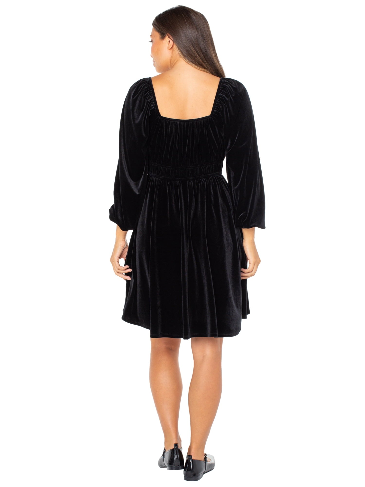 Celebrity Pink Women's Sweetheart Velvet Dress, Sizes XS-XXXL